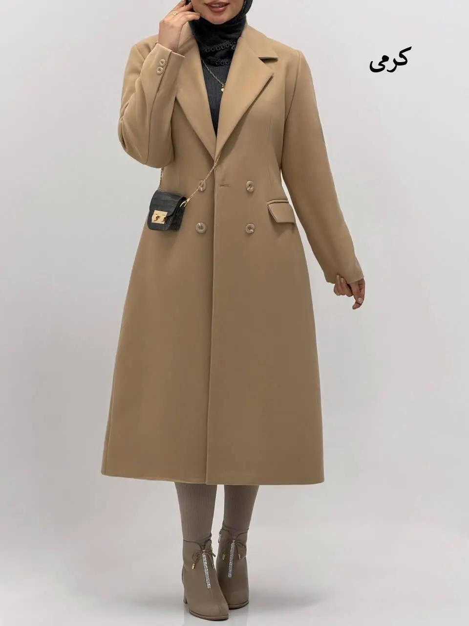 3767-پالتو فوتر نیلا